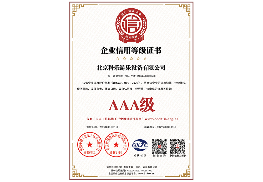 _企业信用等级证书_证书_中文133099_15